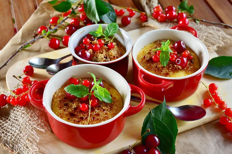 Raspberry Creme Brulee
